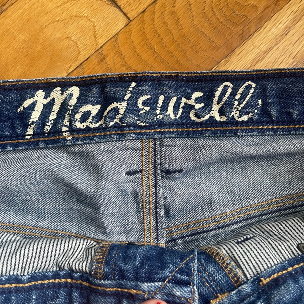 Madewell Blue Jeans Distressed Style - Picture 3 of 7